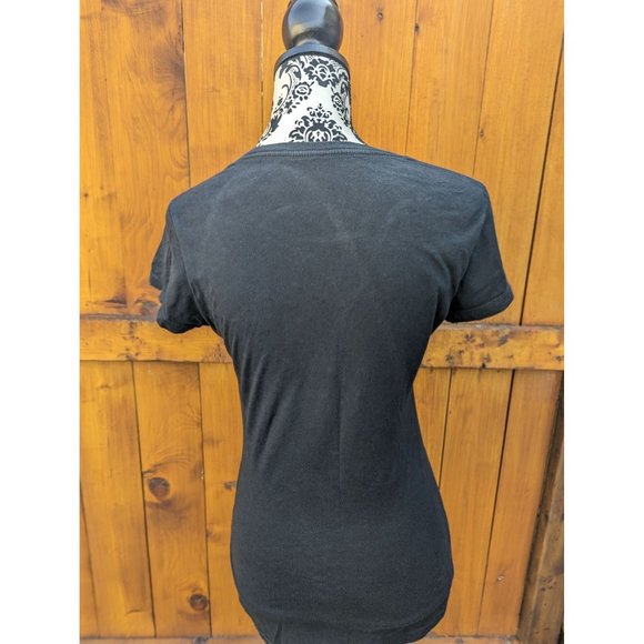 Doctor Who T-shirt Tee Turtle Top Medium Black Blue Dalek Fitted - Picture 6 of 11